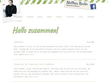 Tablet Screenshot of matthiasreuter.de